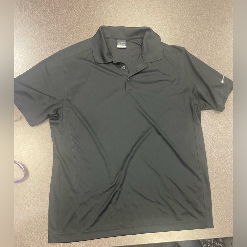 Men’s EUC black Dri Fit  Nike Golf polo XXL